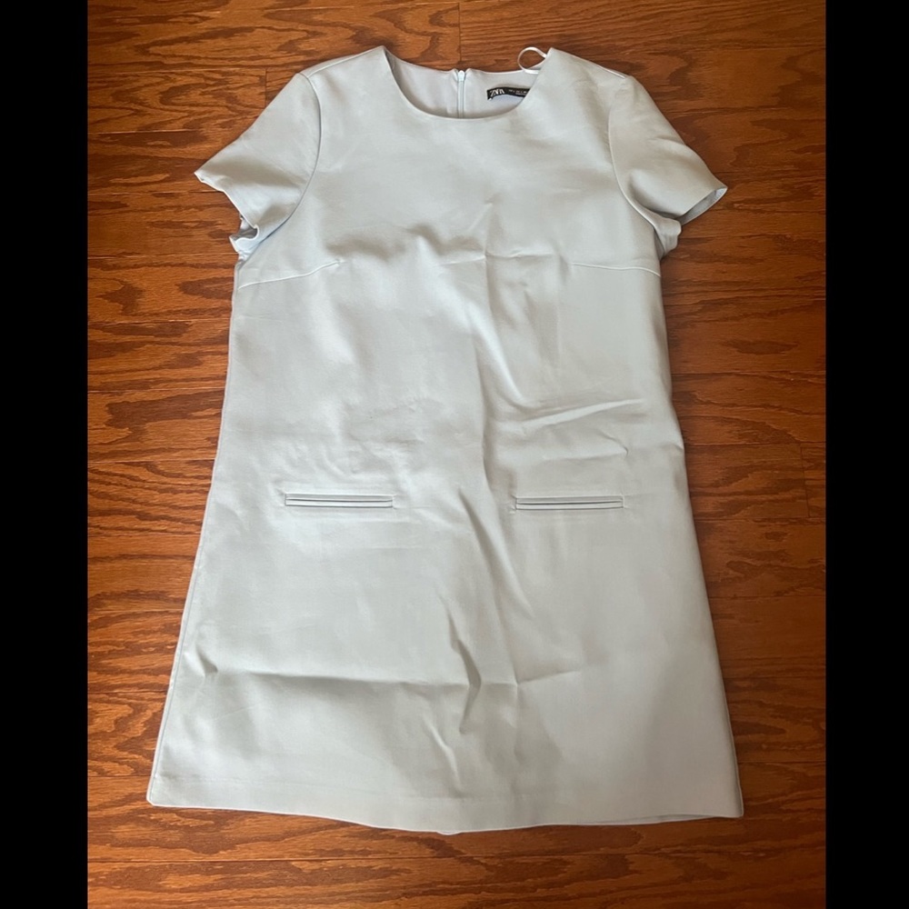 ZARA Never Worn Baby Blue Dress